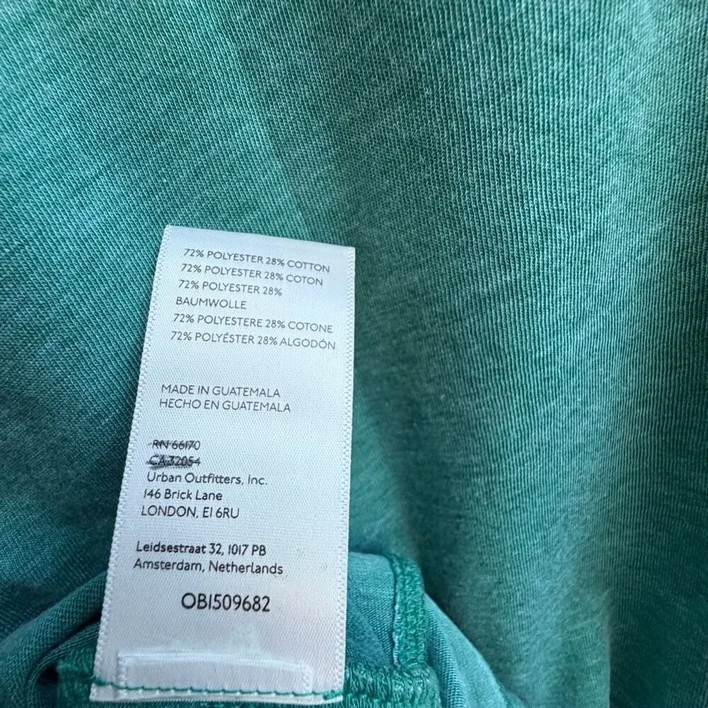 Free People X We The Free Vella Pocket Oversized Tee cypress green XL NEW